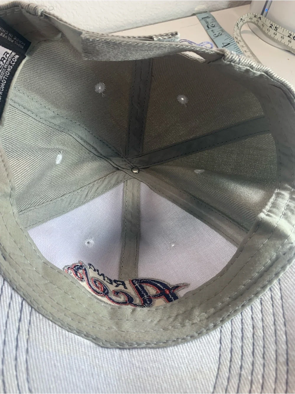 Kids Red and White Baseball Hat